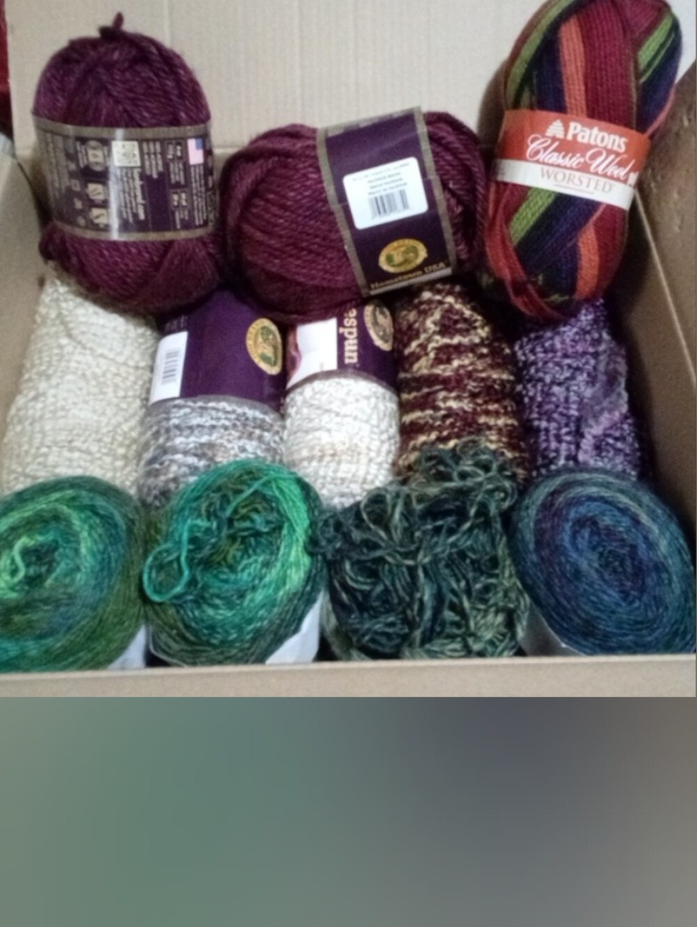 Assorted Multicolor Fall Yarn Bundle - Lion Brand, Etc.